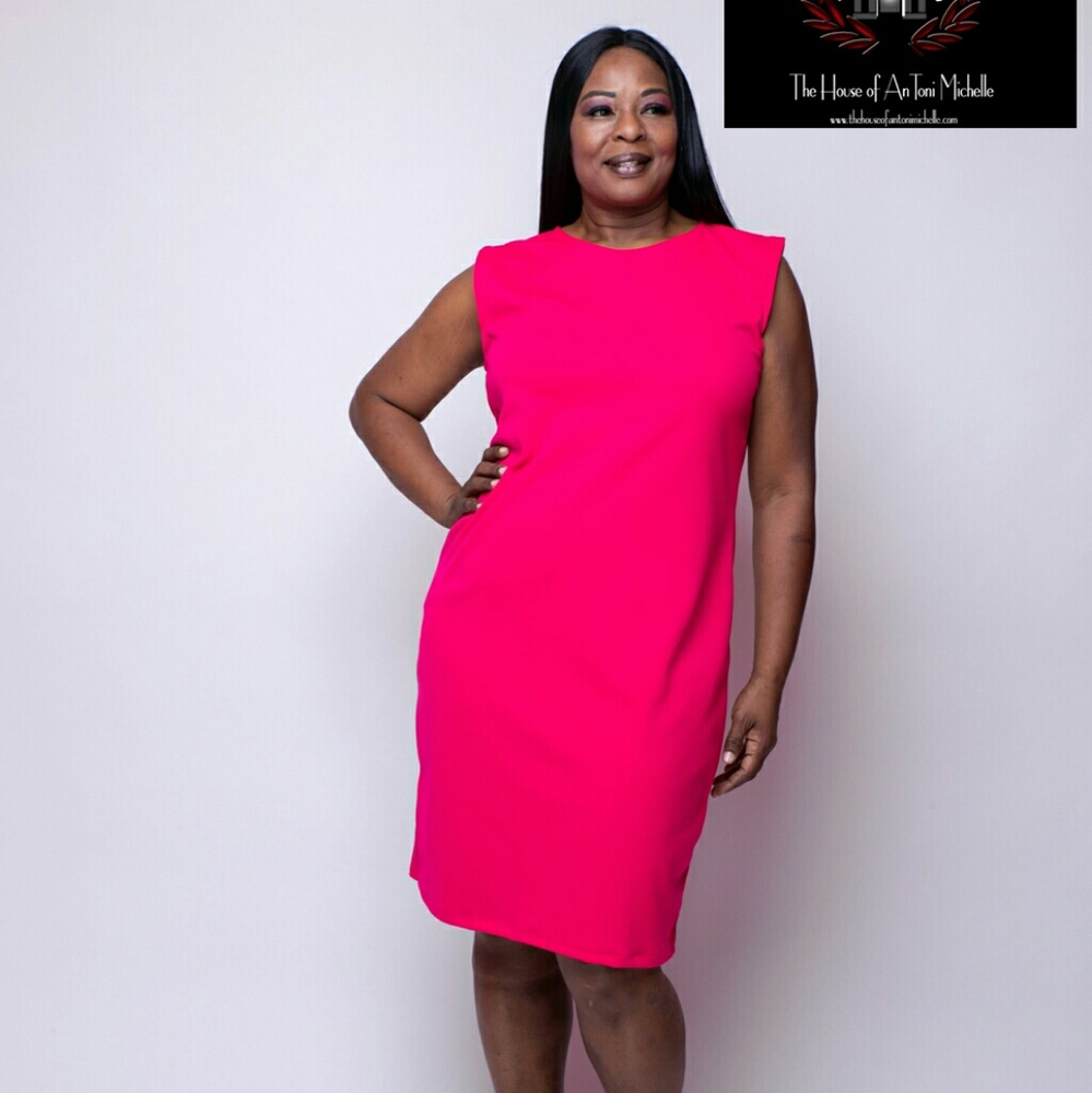 Pink Sheath Dress